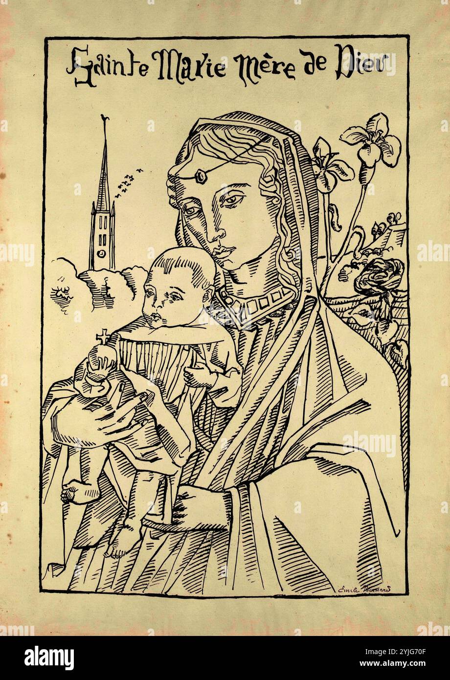 Marie mere de dieu hi-res stock photography and images - Alamy, image size:920x1390