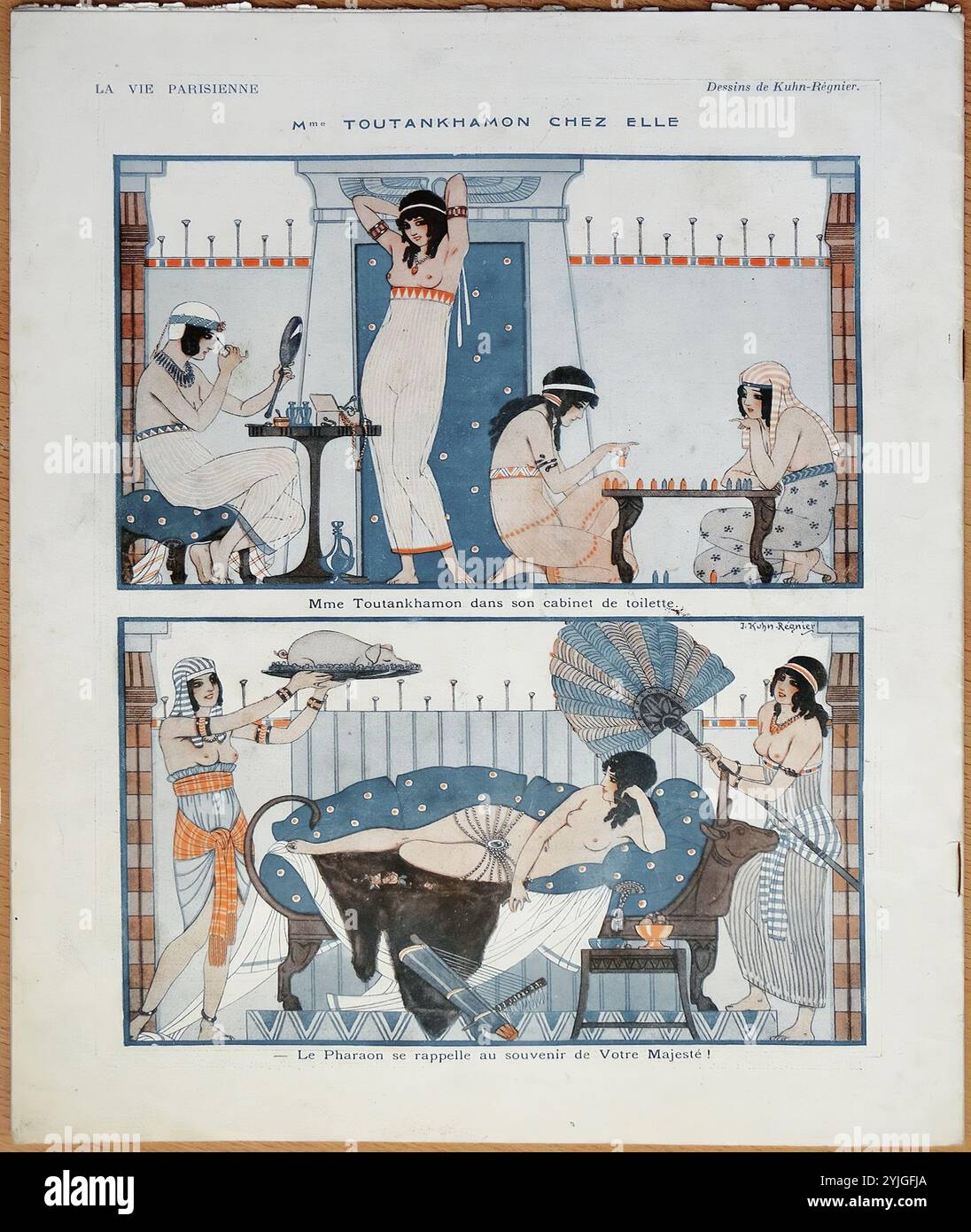 フランスの雑誌挿絵 ～LA VIE PARISIENNE～より （Joseph Kuhn