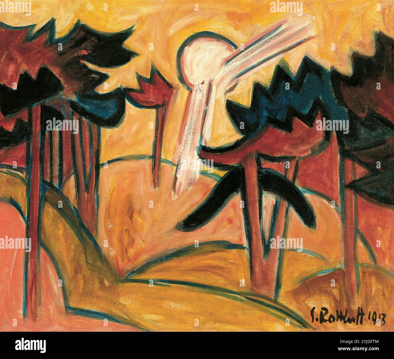 Karl Schmidt-Rottluff, Rottluff, 1884-Berlín, 1976, The Village of