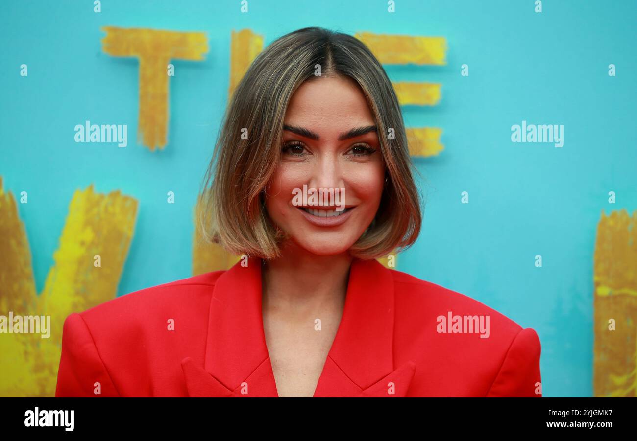 Frankie Bridge attends 'The Wild Robot' Headline Gala during the 68th BFI London Film Festival at The Royal Festival Hall in London. Stock Photo