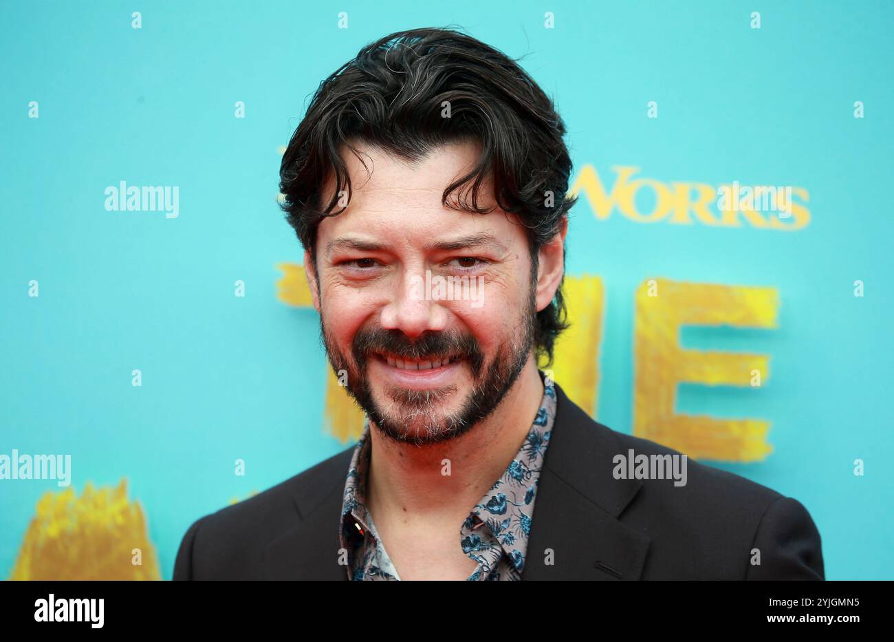 Álvaro Morte attends 'The Wild Robot' Headline Gala during the 68th BFI London Film Festival at The Royal Festival Hall in London. Stock Photo