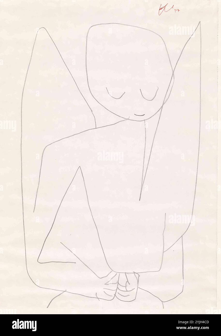 Angel (Vergesslicher Engel). Author PAUL KLEE