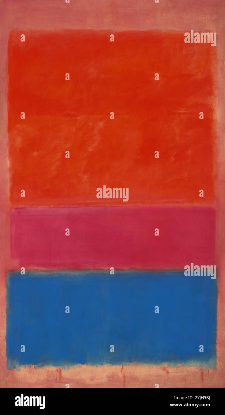 Red/blu Roko Mark rothko blue hi-res stock photography and images - Alamy