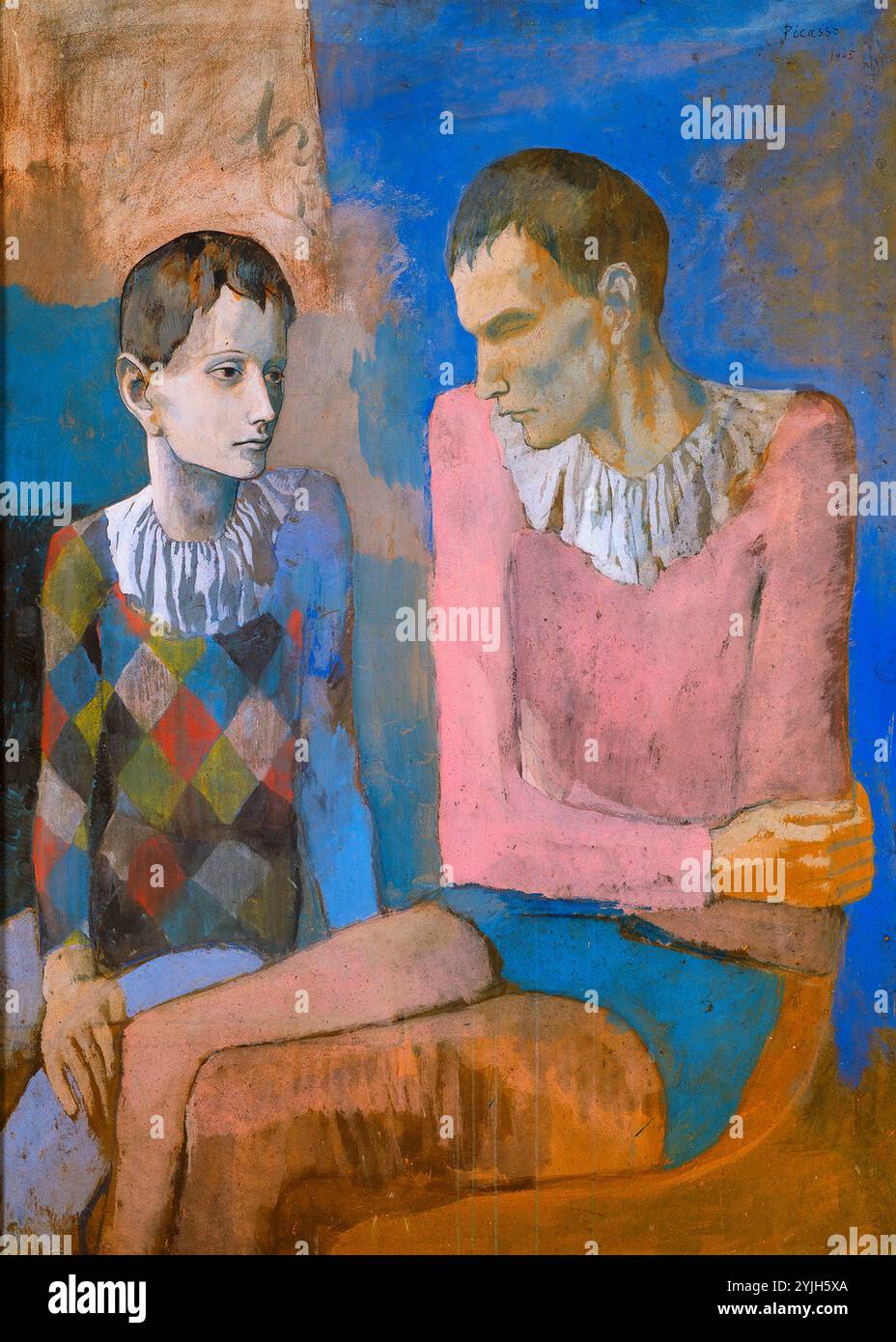 ピカソ「Peddler L&#39;acrobate The Acrobat」ポスター Pablo Picasso L'acrobate (the Acrobat) Framed Print for sale