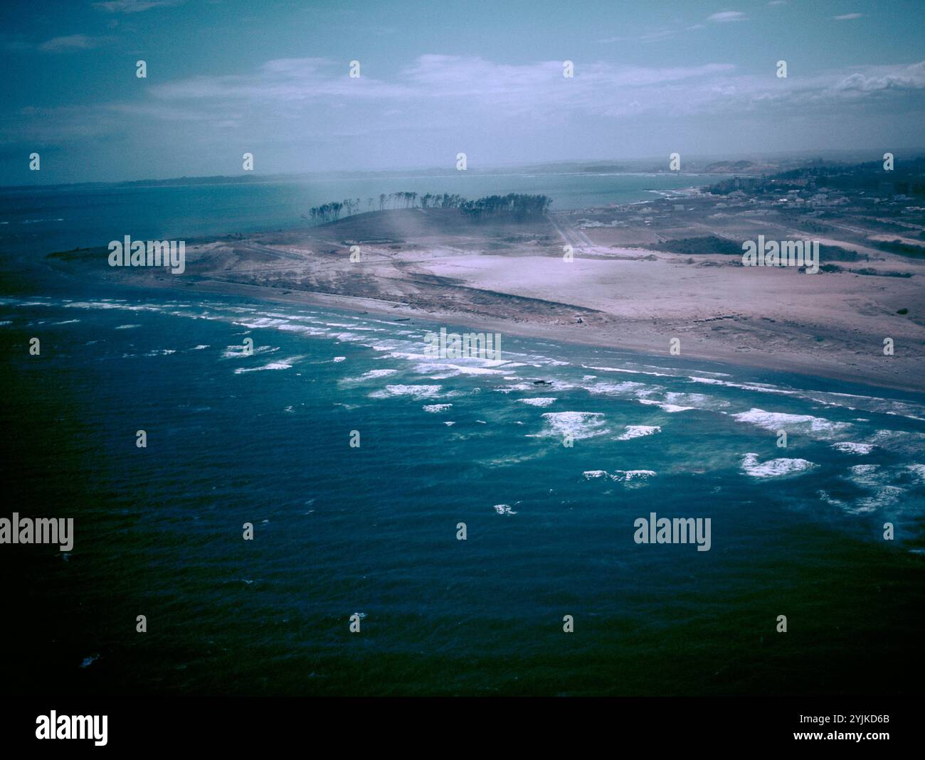 Mexico. Veracruz State. Aerial view of coast. Stock Photo
