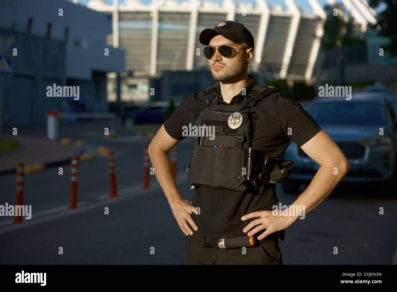 Confident male wearing uniform hi-res stock photography and images - Alamy