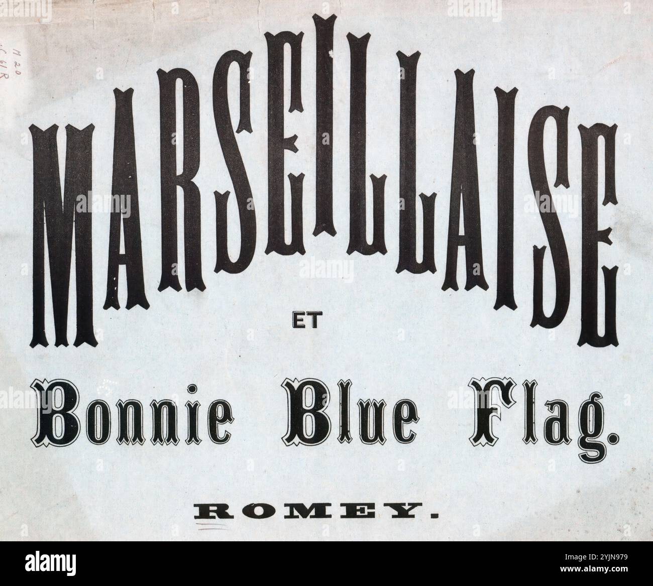La marseillaise et bonnie blue flag hi-res stock photography and images ...