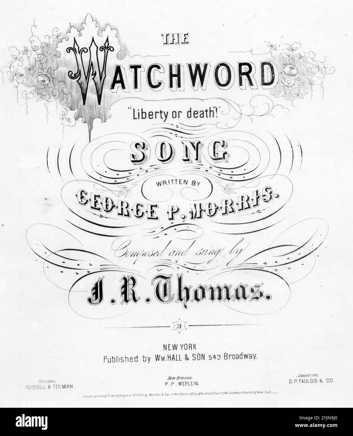 Watchword Origin Thomas p hall hi-res stock photography and images - Alamy