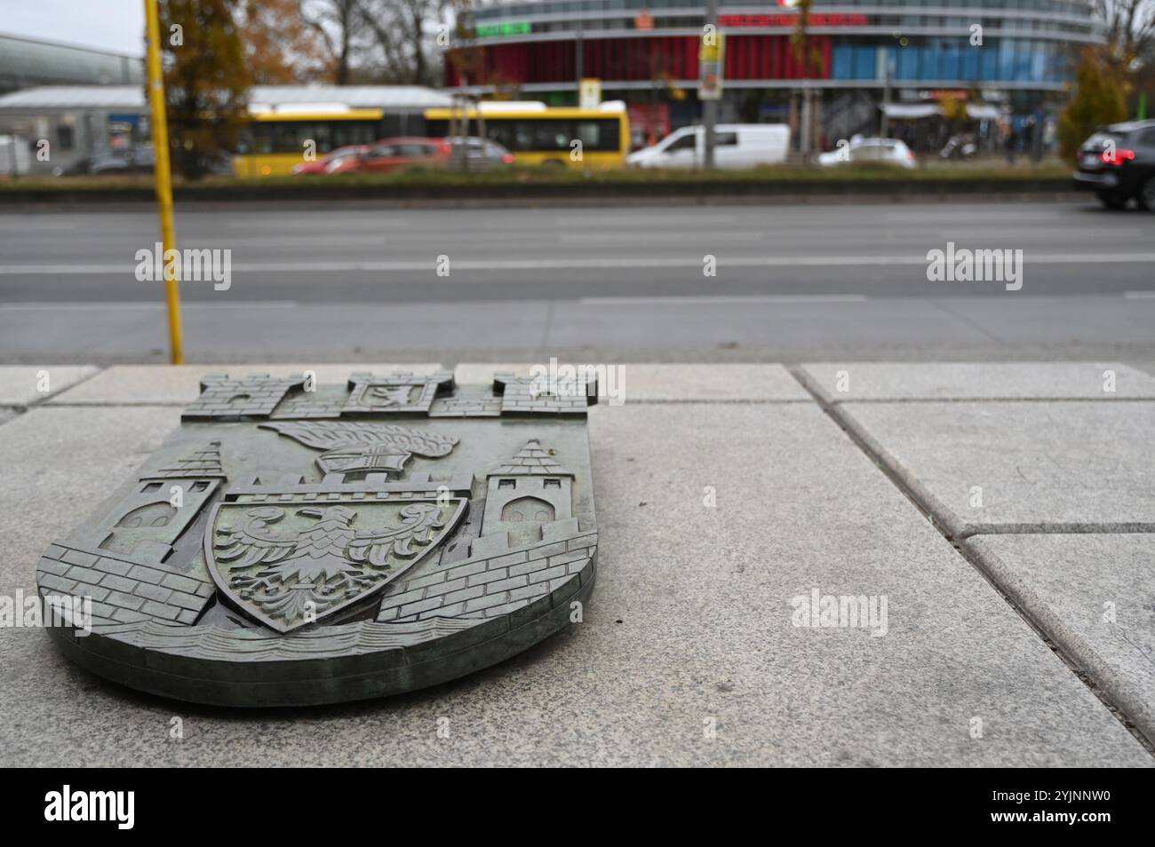 Berlin, Germany. 15th Nov, 2024. The coat of arms of the district of Spandau. Credit: Markus Lenhardt/dpa/Alamy Live News Stock Photo