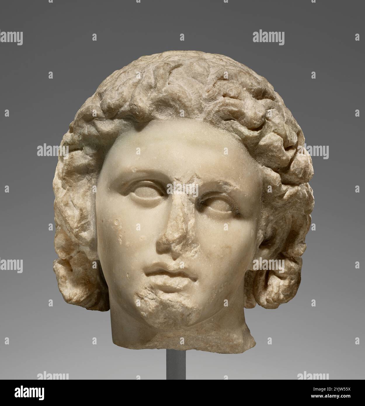 Portrait of Alexander the Great; Head of Alexander the Great, about 320 ...