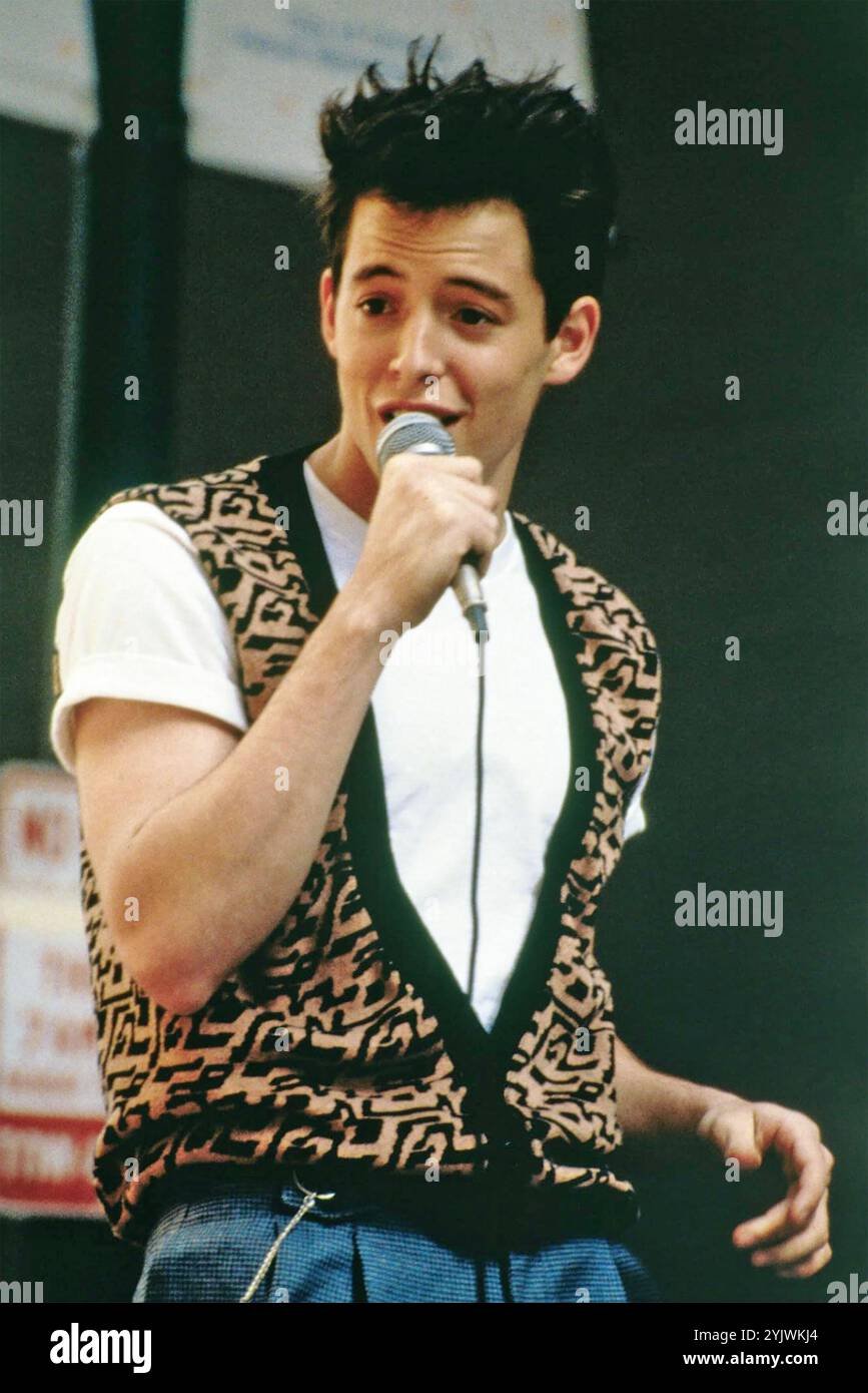 FERRIS BUELLER'S DAY OFF 1986 Paramount Pictures film with Matthew Broderick Stock Photo