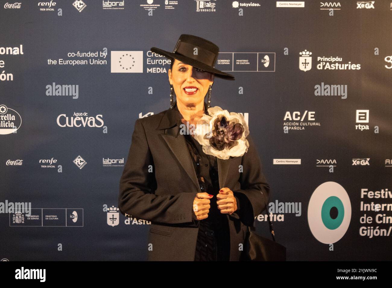Gijón, Spain. 15th November 2024. Rossy de Palma. Credit: Javier Fernández Santiago / Alamy Live News Stock Photo