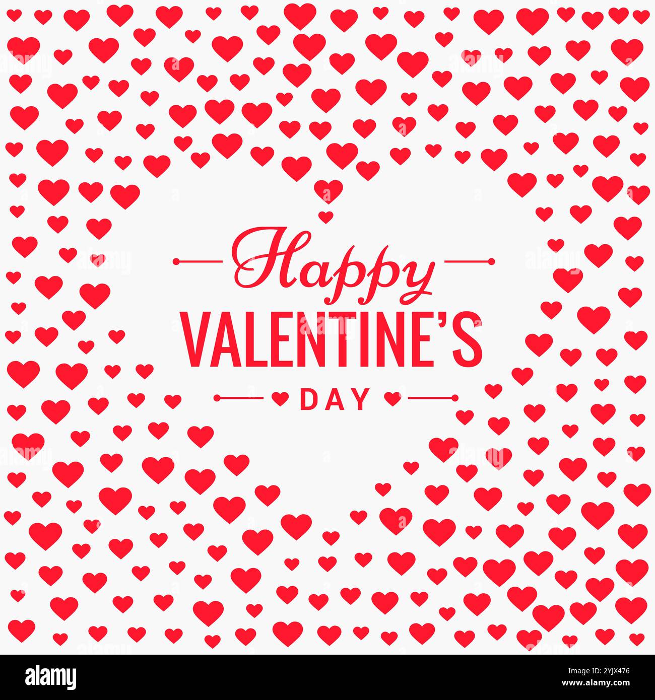 abstract Happy valentines day hearts background design illustration ...