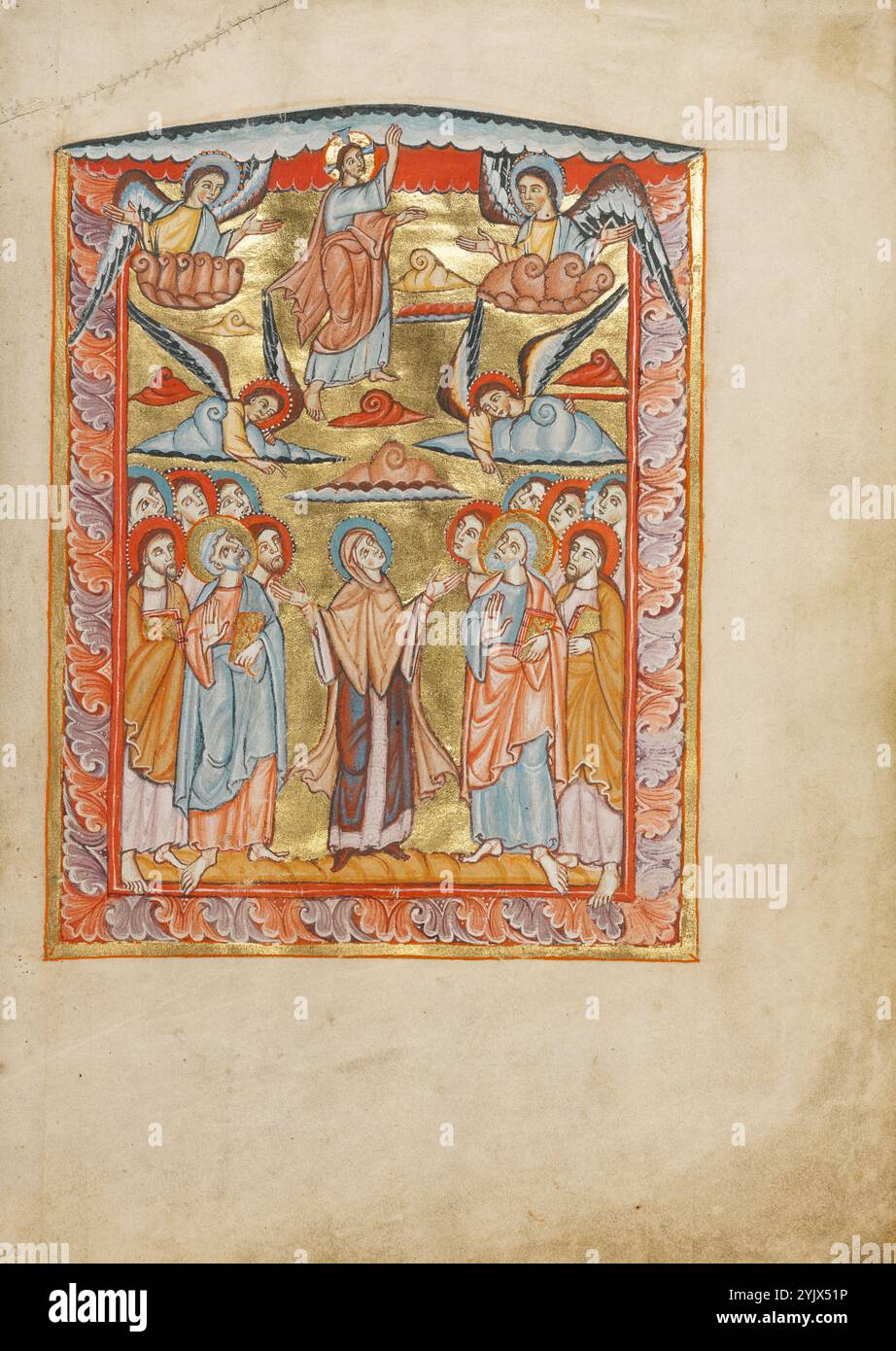 Greg Shell Disciples The Ascension; Sacramentary, about 1025-1050. Additional Info:According ...