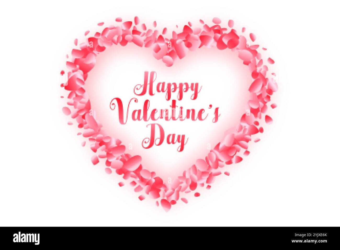 Valentines day greeting card red rose flowers Stock Vector Images - Alamy