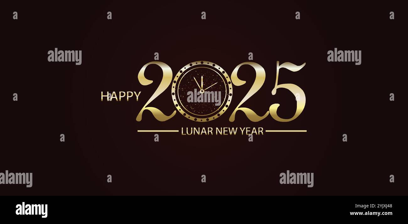 Celebrating the Year of the Lunar New Year 2025 Stock Vector Image & Art Alamy