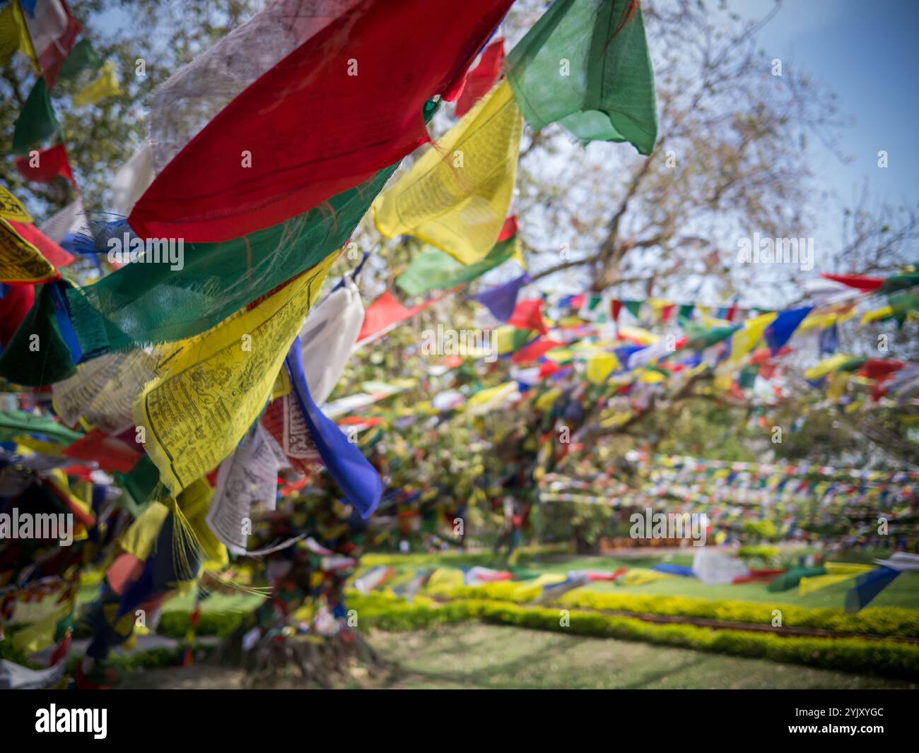 Maya Devi Temple, Lumbini, Nepal, 2013 Stock Photo