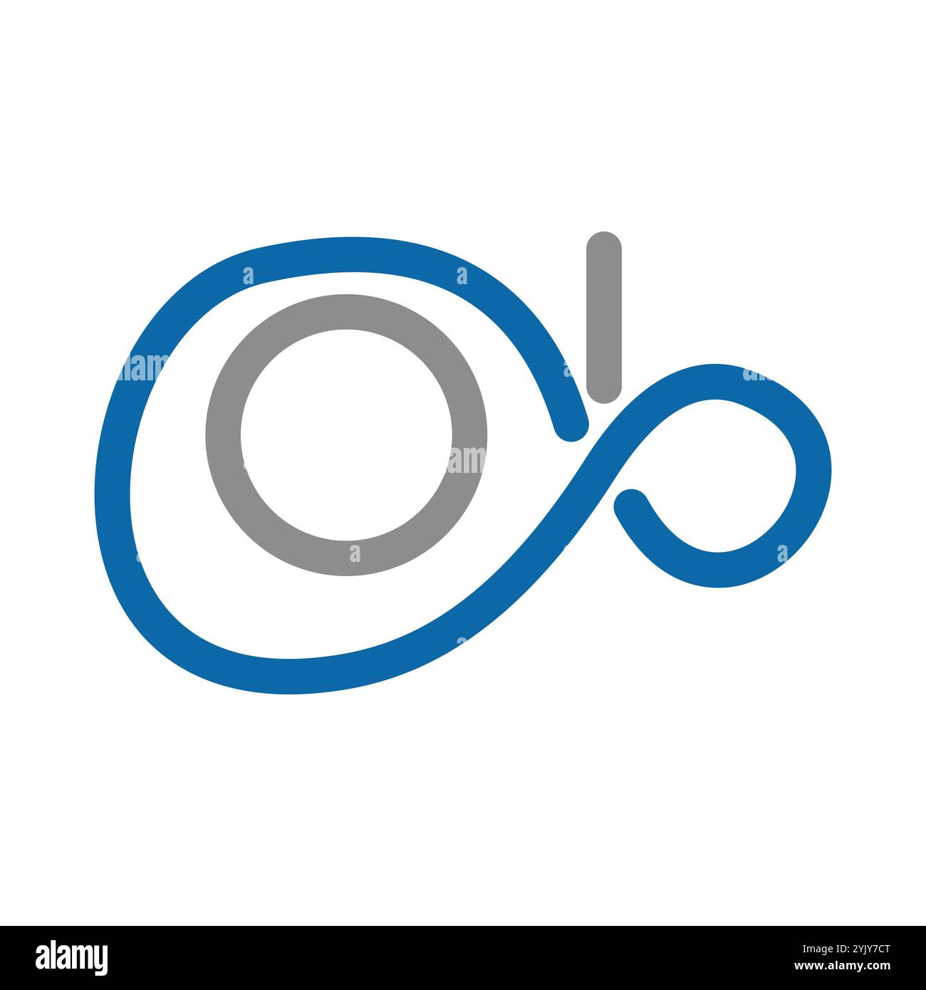 initial letter ob icon logo design template Stock Vector