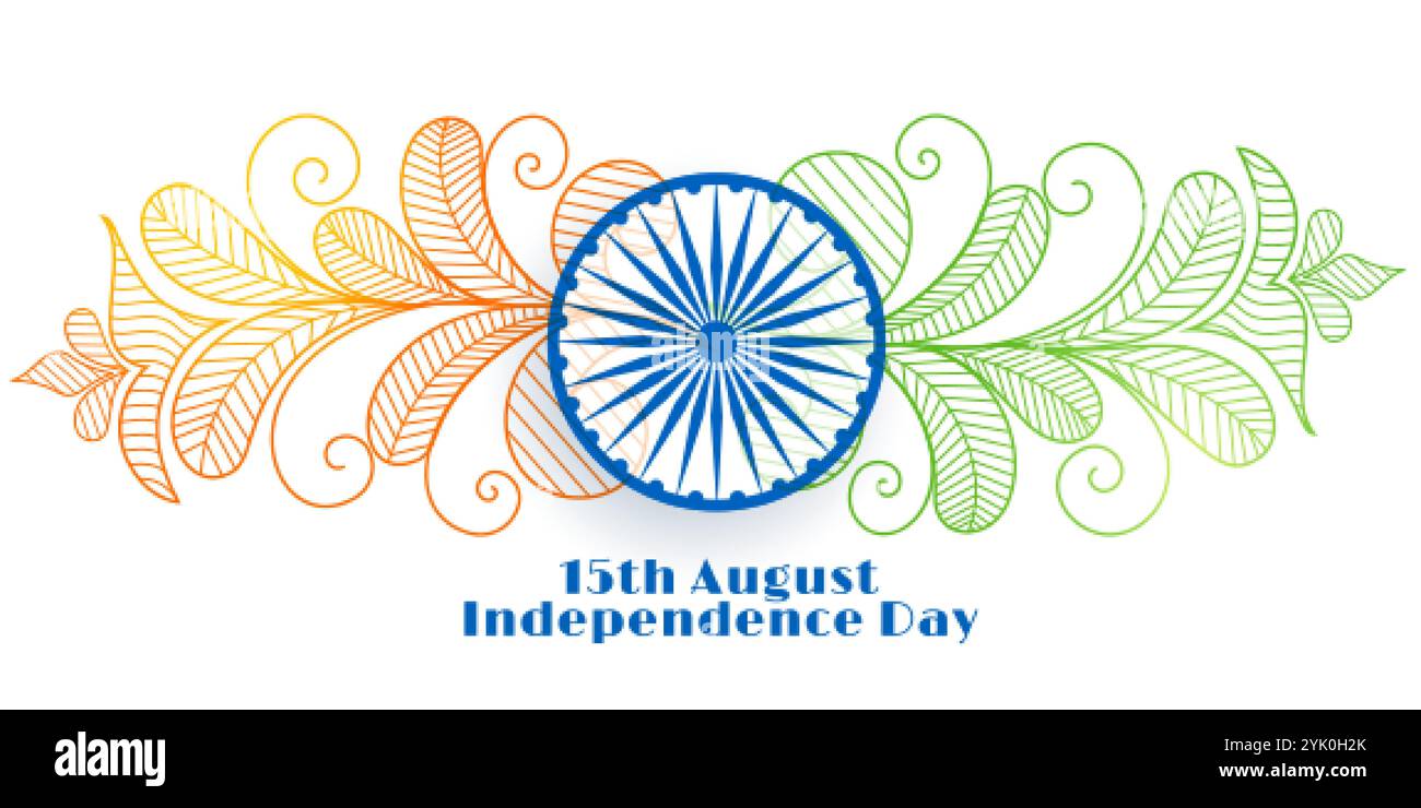 creative indian independence day banner design Stock Vector Image & Art ...