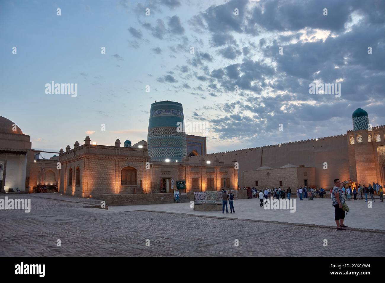 Khiva,Uzbekistan; September, 21,2024:The historic central square of ...