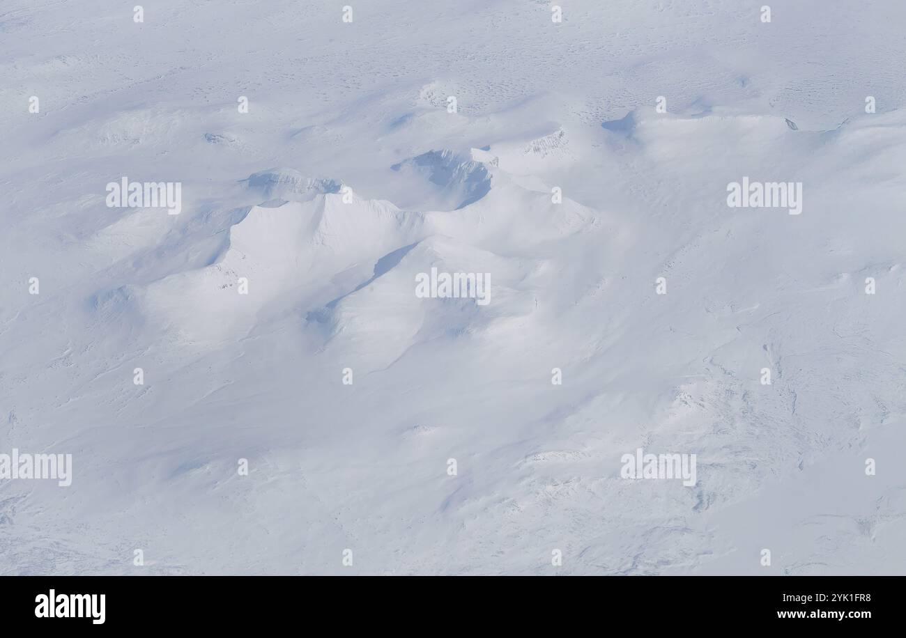 Aerial view snow covering village hi-res stock photography and images ...