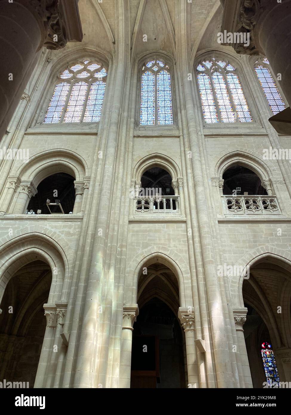 Notre-Dame de Senlis - Senlis Cathedral - Smartphone Captured Stock Image