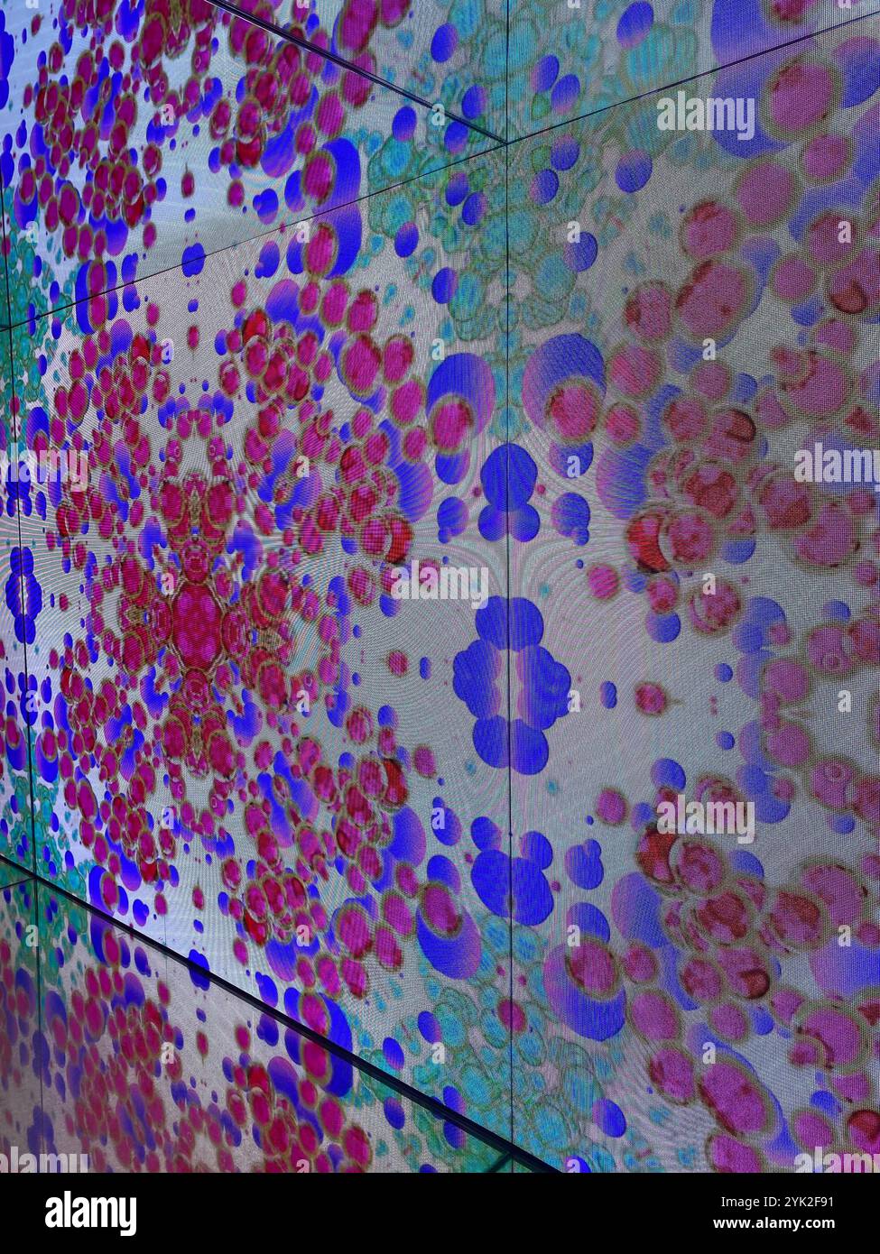 Studio Irma x Moco Museum Amsterdam Kaleidoscope room - Smartphone Captured Stock Image