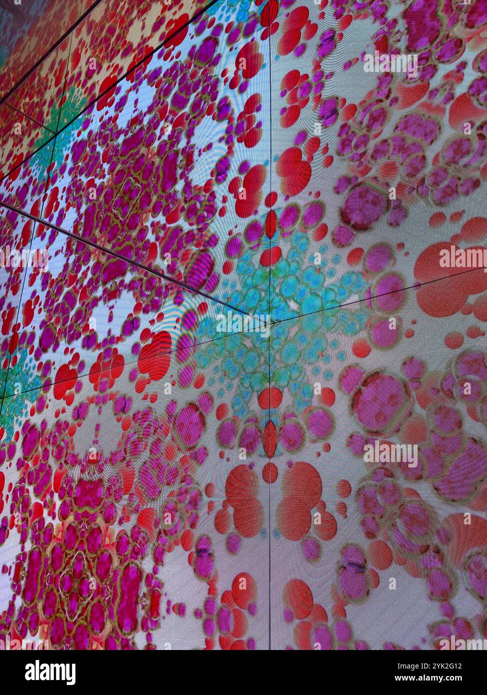 Studio Irma x Moco Museum Amsterdam Kaleidoscope room - Smartphone Captured Stock Image