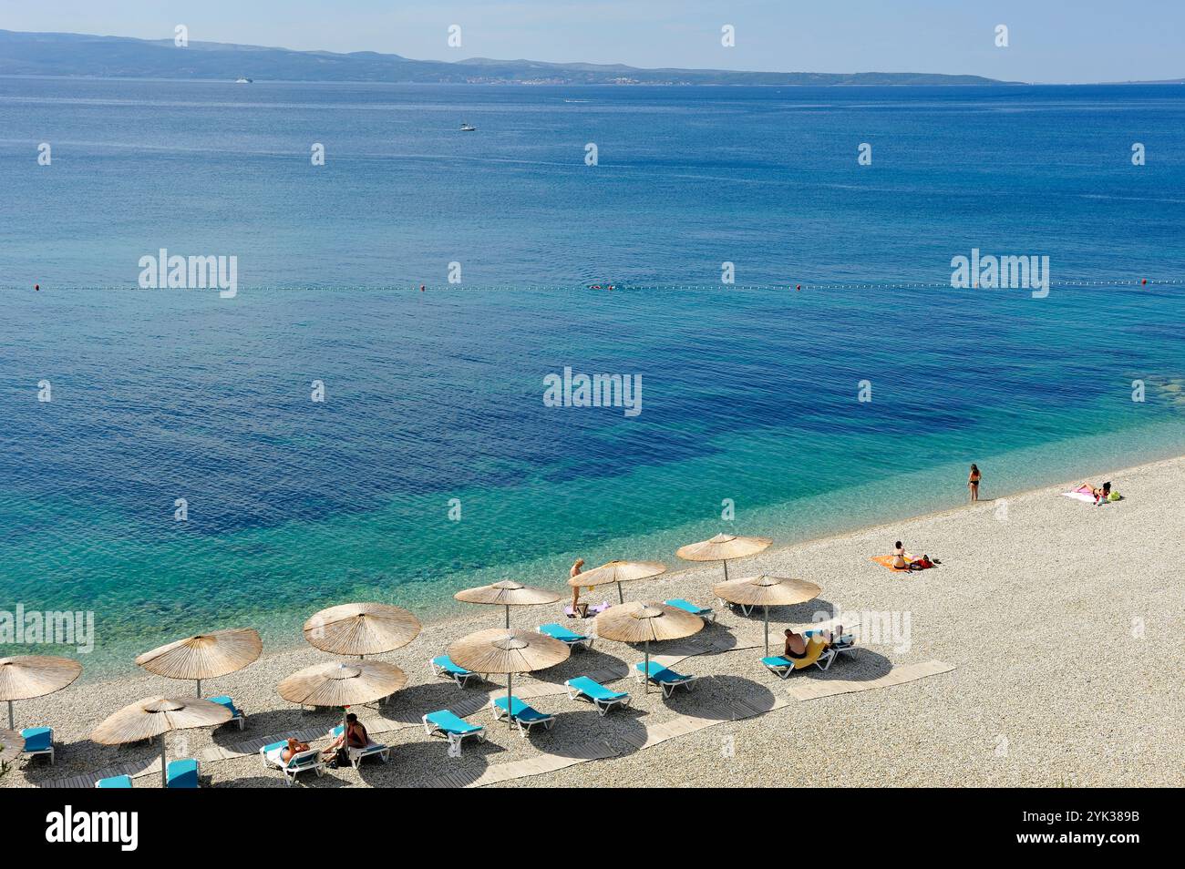 beach of Radisson Blu Resort, Split, Croatia, Southeast Europe Stock ...