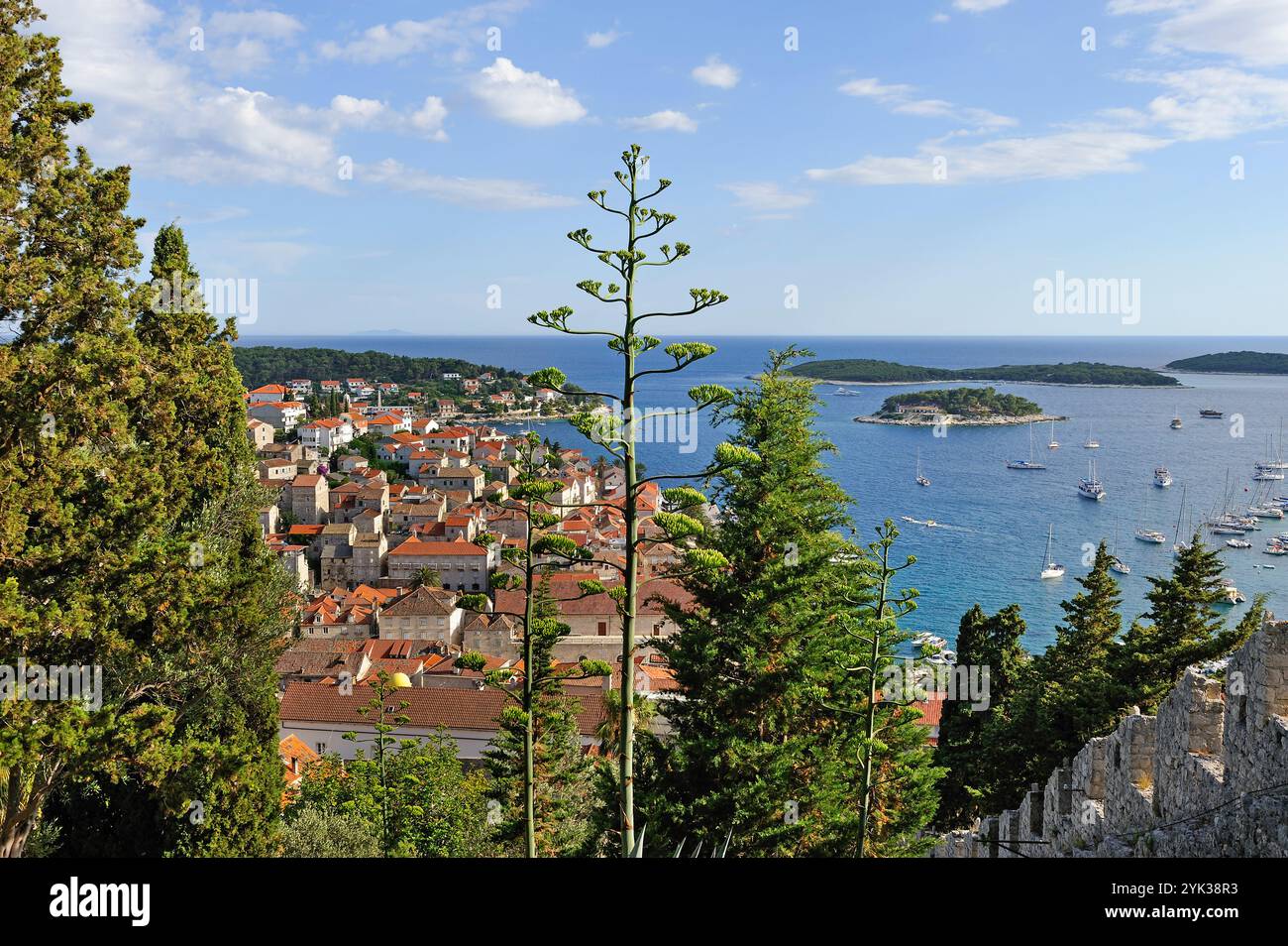 Hvar city, Hvar island, Croatia, Southeast Europe Stock Photo - Alamy