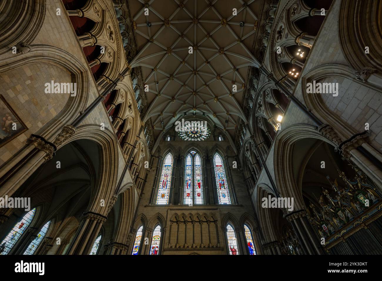 York, England - Jun 30, 2024: York Minster. The cathedral of York, in Yorkshire, UK Stock Photo