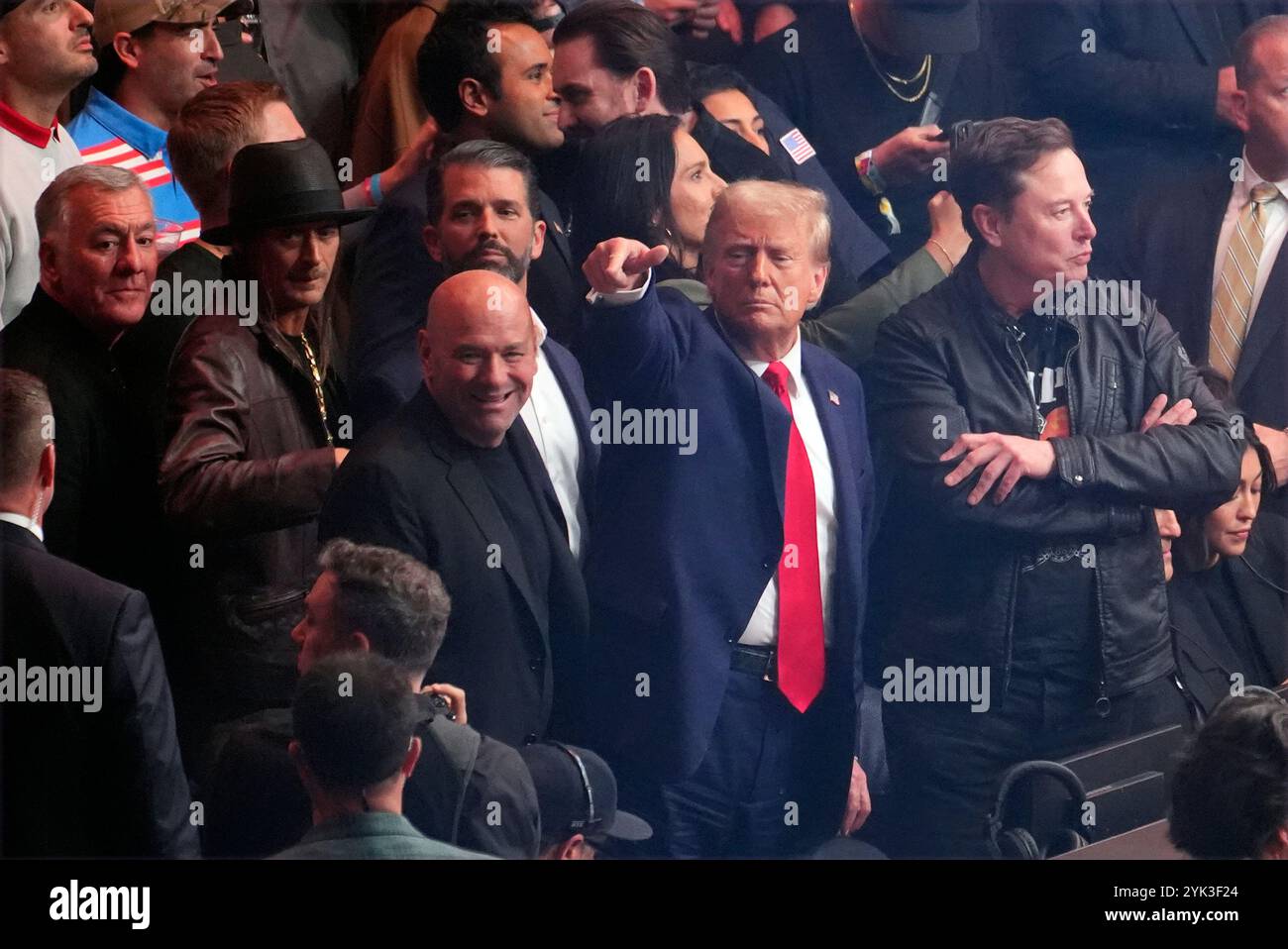 President-elect Donald Trump attends UFC 309 at Madison Square Garden ...