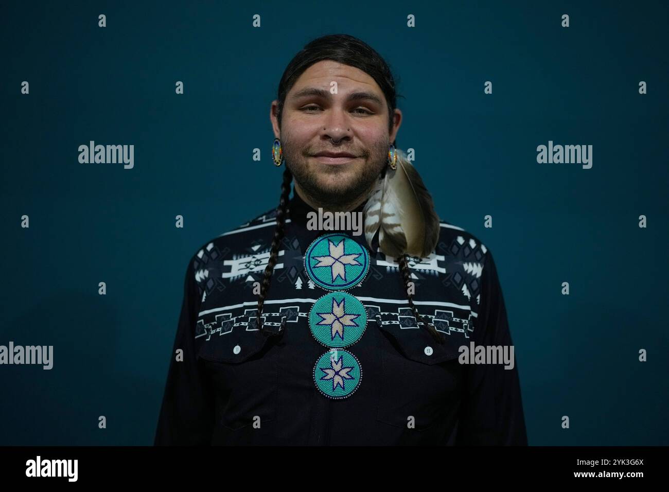 Big Wind Carpenter, 31, of Wind River Reservation, United States, from ...
