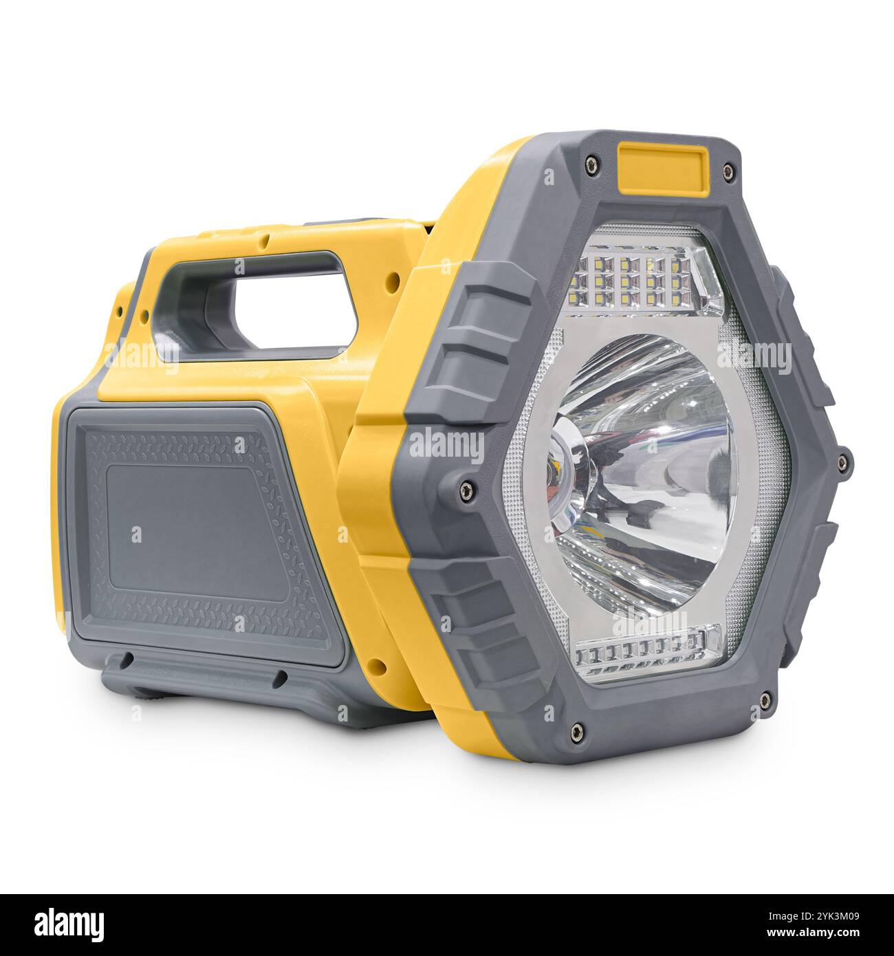 Powerful led flashlight, industrial lamp, construction floodlight ...