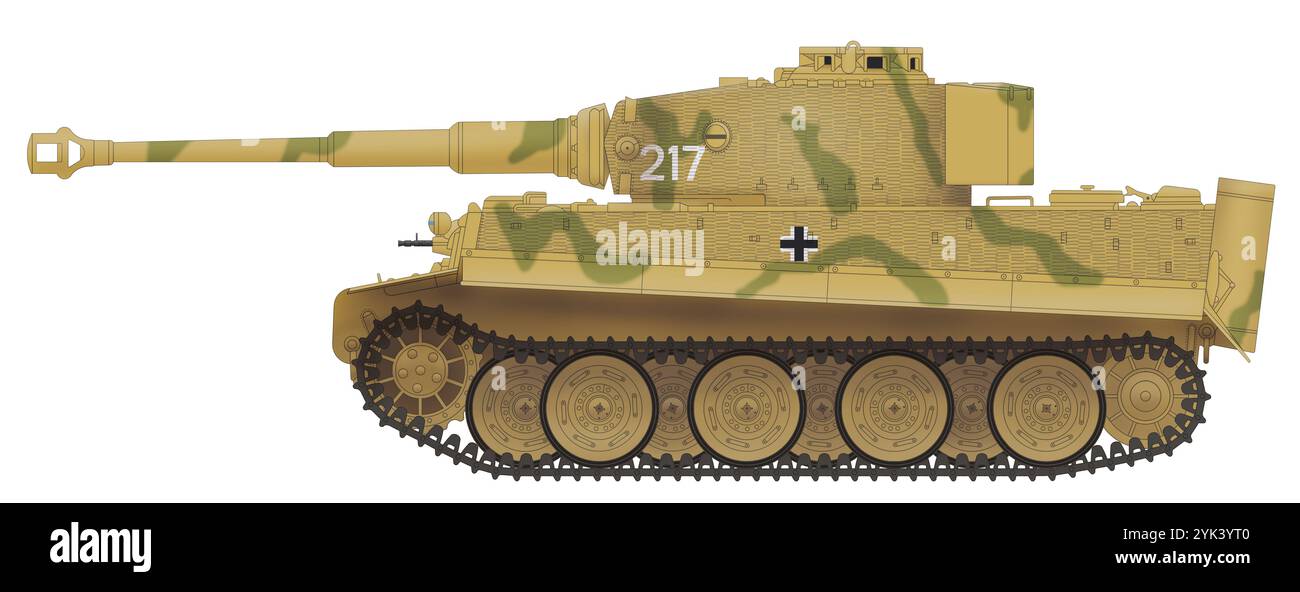 Panzerkampfwagen tiger ausf e hi-res stock photography and