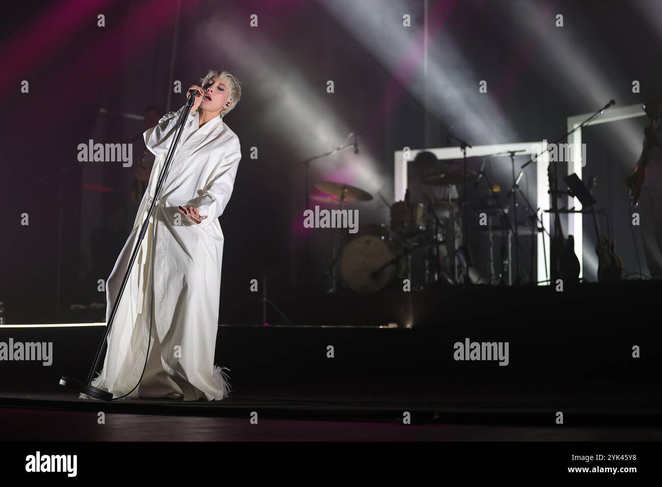 Mestre, Italy 16 November 2024 - Malika Ayane arrives at the Toniolo theatre in Mestre (VE) with her new tour Credit: Matteo Chinellato/Alamy Live News Stock Photo