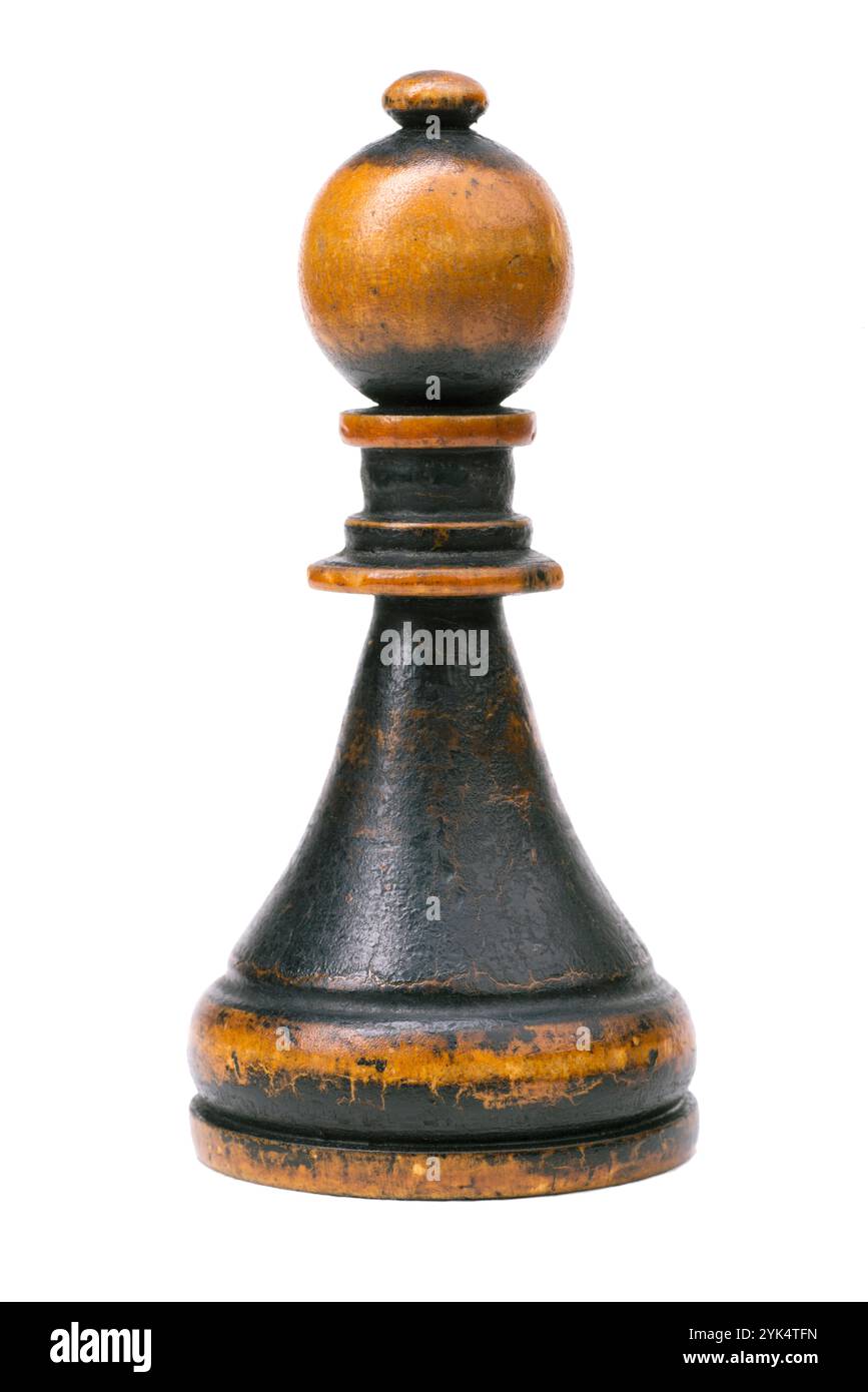 Buster Rook Bishop bishop chess piece vintage wooden rook chess piece isolated on white ...