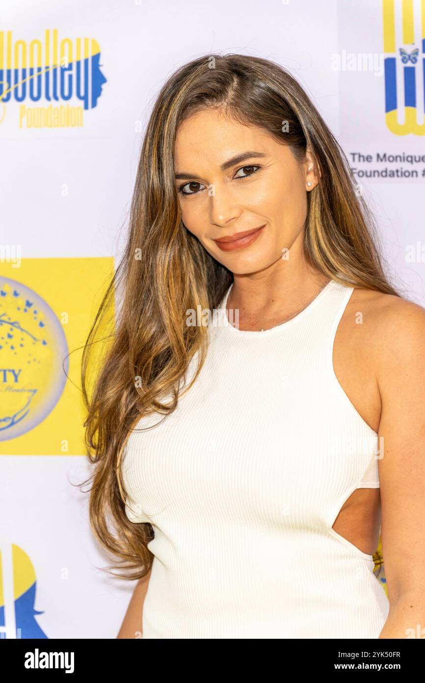 Actress Christiana Leucas attends The Monique Woolley Foundation 4th