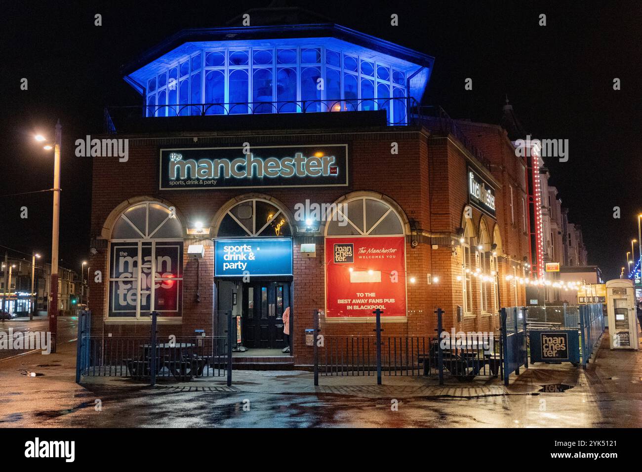 The Manchester bar in Blackpool, Lancashire Stock Photo