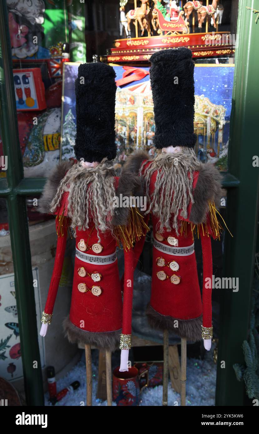Christmas toy shop Stock Photo