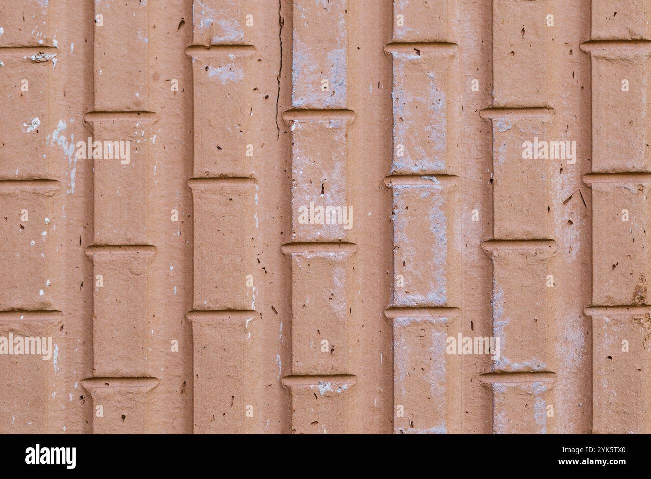 Red brick texture, close up detailed copy space brick wall background Stock Photo