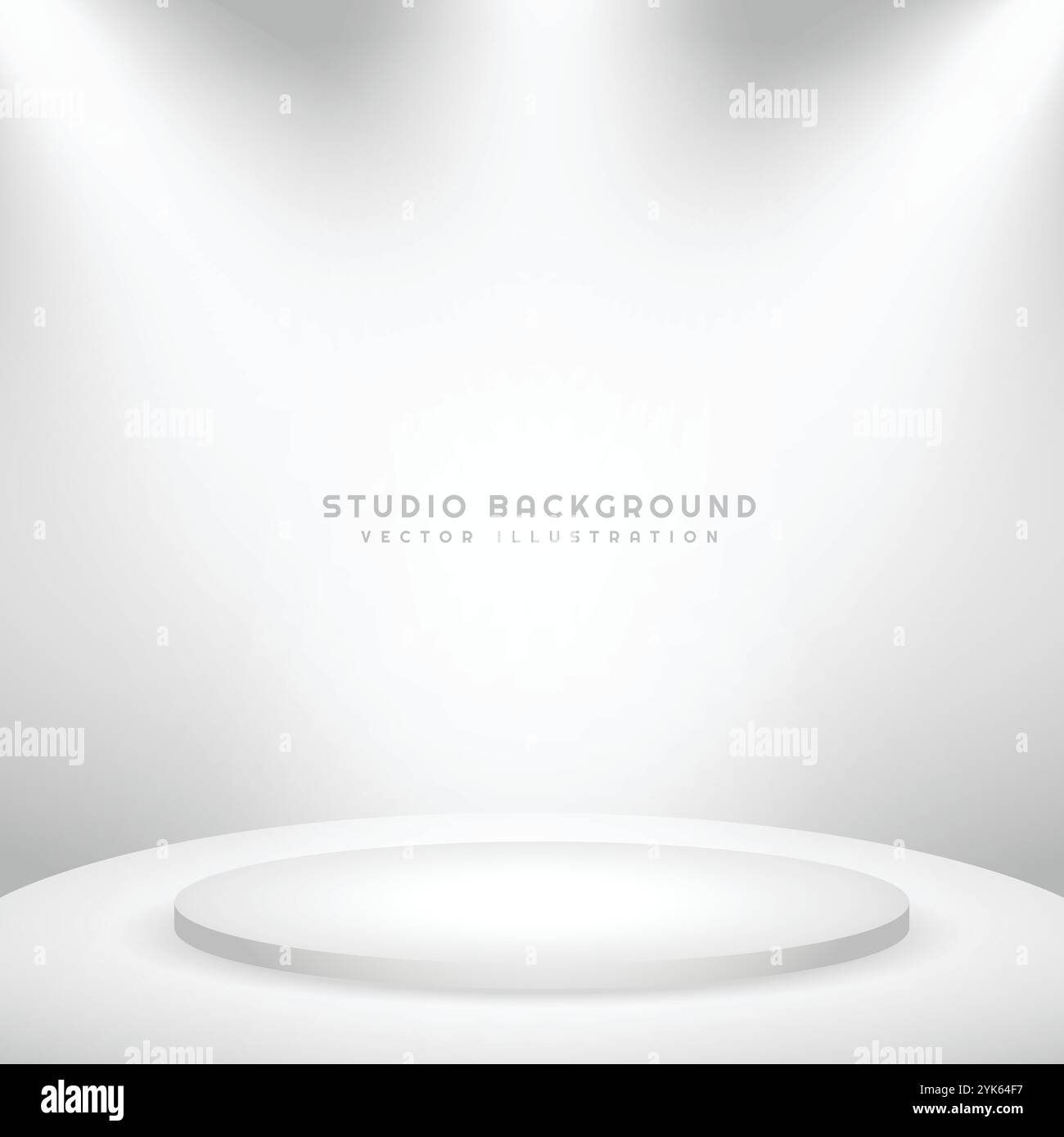 white studio background with podium Stock Vector Image & Art - Alamy