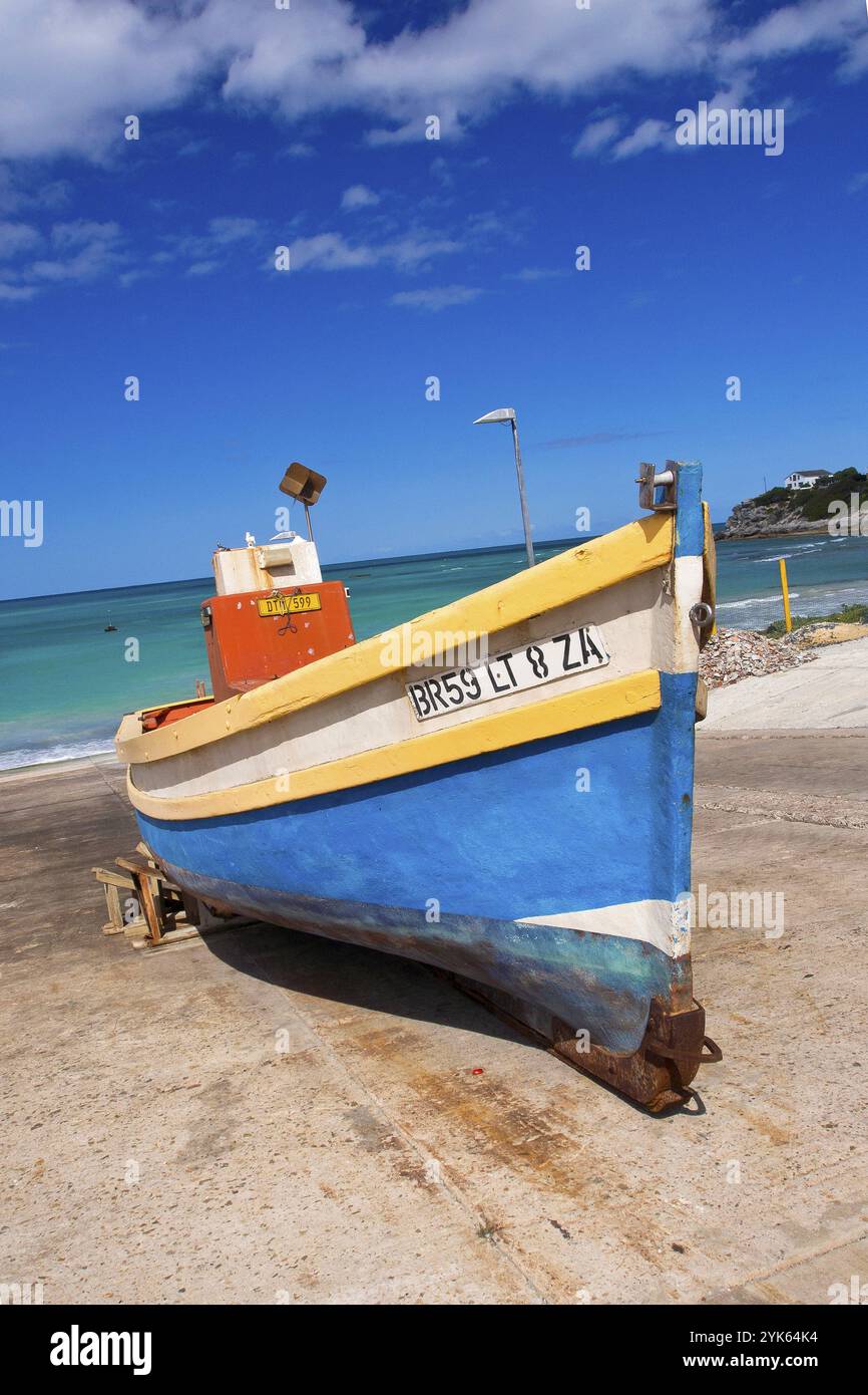 Fishing Boats, Struisbaai Harbour, Struisbaai, Western Cape, South Africa, Africa Stock Photo