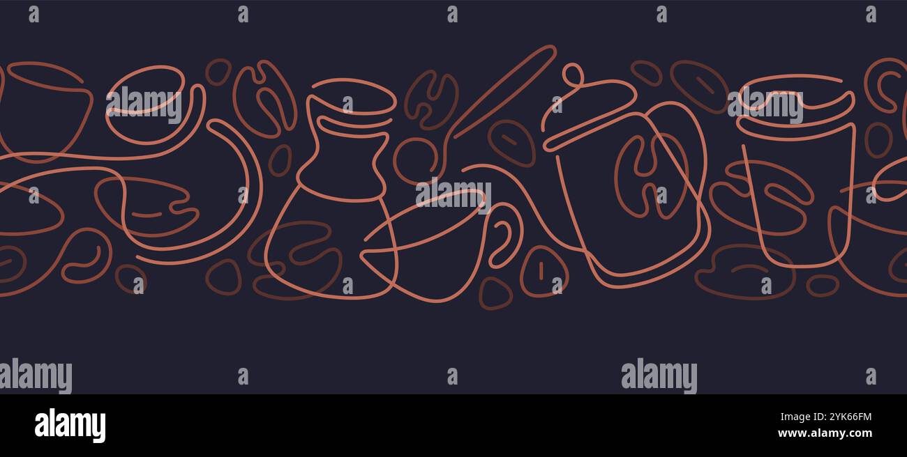 Vending coffee machine pattern Stock Vector Images - Alamy