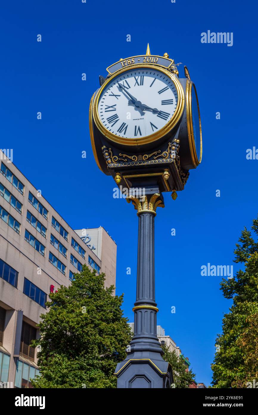 New brunswick street clock hi-res stock photography and