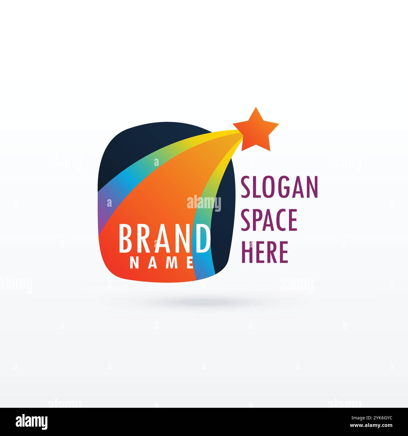 shooting star logo concept design Stock Vector Image & Art - Alamy