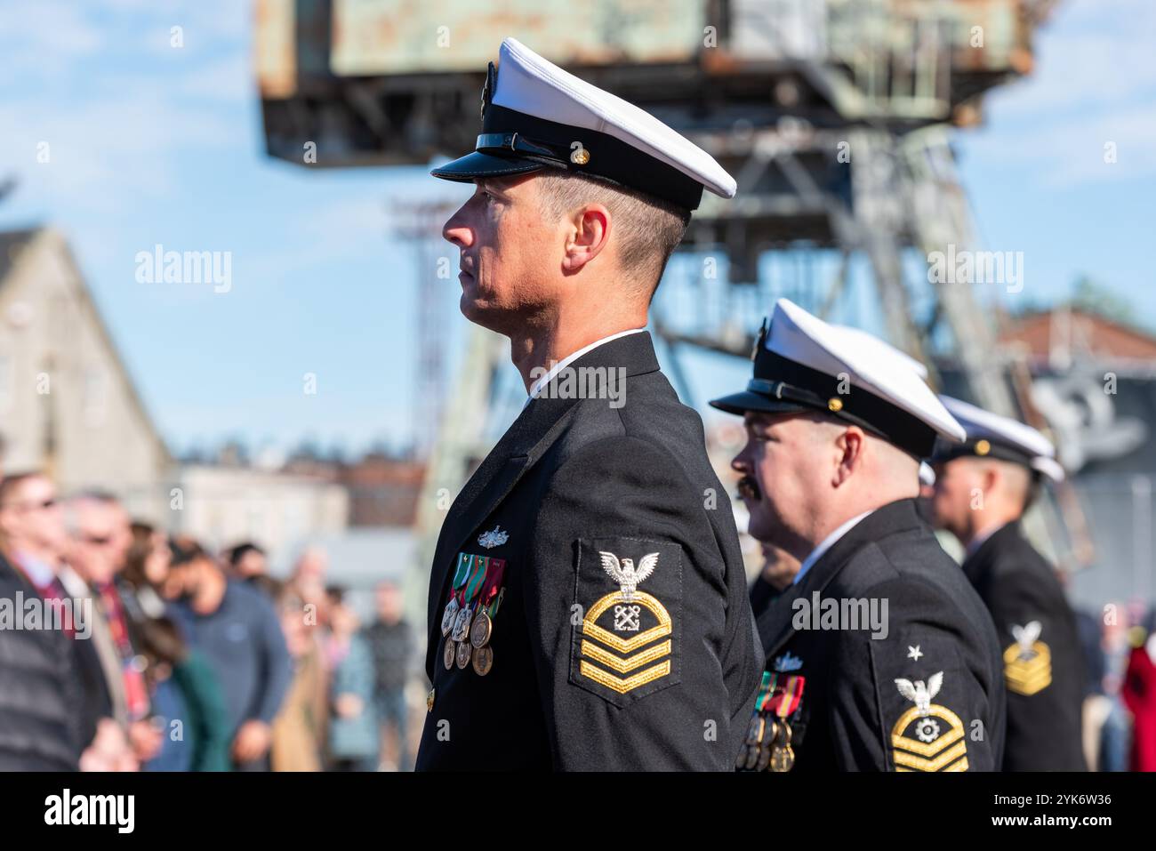 United States Navy commissioning ceremony for the USS Nantucket (LCS 27 ...