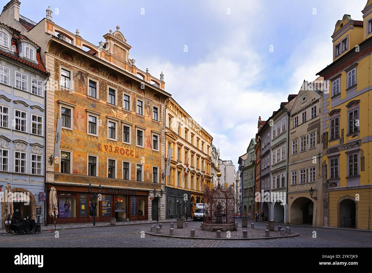 Malé náměstí square in Stare Mesto. Prague, Czech Republic Stock Photo