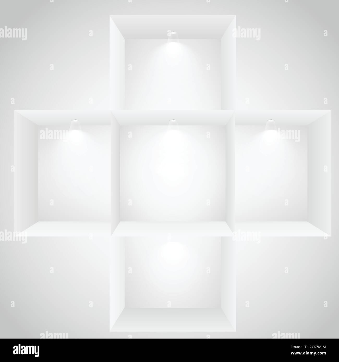 Multiple display windows stock vector image art alamy
