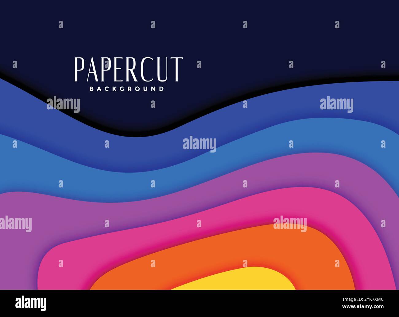 Papercut map vector vectors Stock Vector Images - Alamy